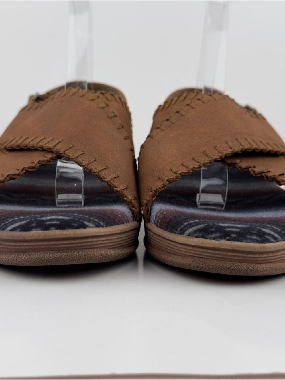 Muk Luks Brown Slingback Sandals Womens Sz 8 Summer Casual - Picture 5 of 9